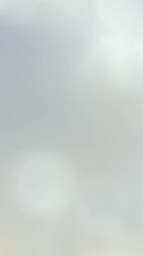 Super slow motion, Gentle Gray Backdrop Featuring Moving Luminous Orbs
