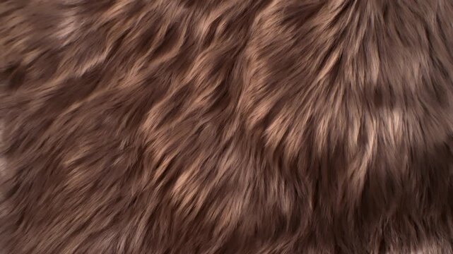 Waving Real Animal Fur Texture Background in Slow Motion, 1000fps.