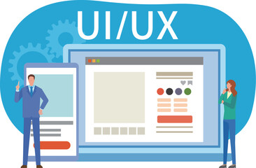 UI/UXのイメージイラスト © Mono