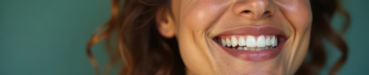 Stunning smile, flawless skin, confident gaze, lighting, fashion