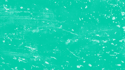 荒々しく激しい掠れ・擦り傷・剥がれ・汚れ、経年劣化や使い込んだようなイメージのグランジ風背景・テクスチャー向け画像素材B　8K UHDサイズ　青緑・ブルーグリーン・ミント