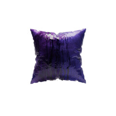 Purple Liquid Splashing on a Plush Pillow