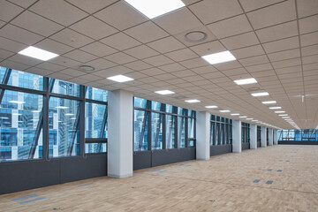 Modern interior architecture and contemporary design in empty building, no people