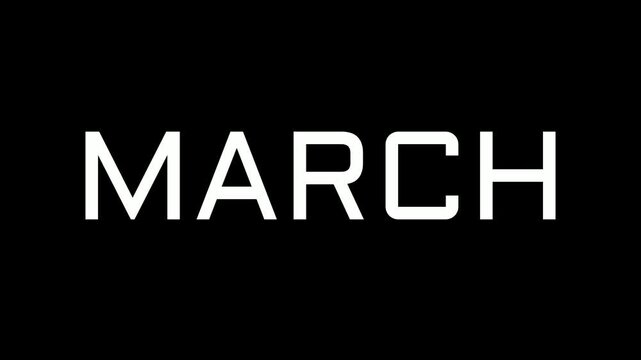 Letters Forming a Word on a Black Background