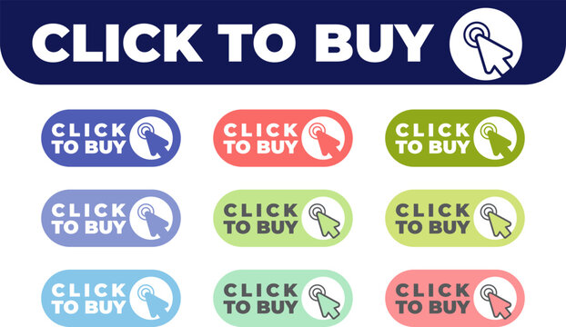 Colorful Click To Buy Buttons