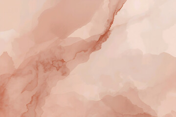 Fototapeta premium Soft abstract ink wash background in blush tones with gentle diffusion and calm minimal mood