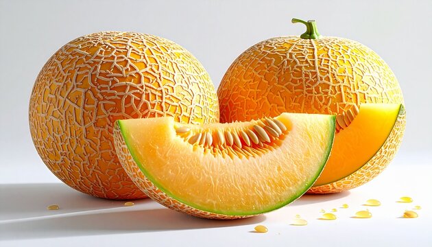 Fresh Cantaloupe Melon - A Delicious and Nutritious Summer Treat.