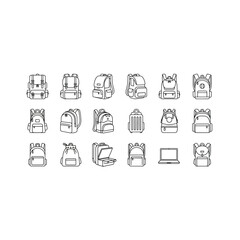 A collection of various icons and symbols