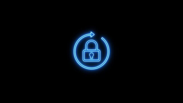 24 hours padlock vector icon