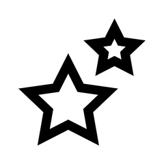 Obraz premium two stars icon