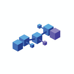 Colorful 3D Cubes and Blocks for Creative Design and Digital Art Projects