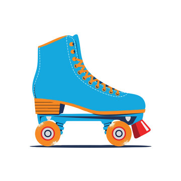 Colorful Inline Skate with Classic Design for Recreation and Fitness