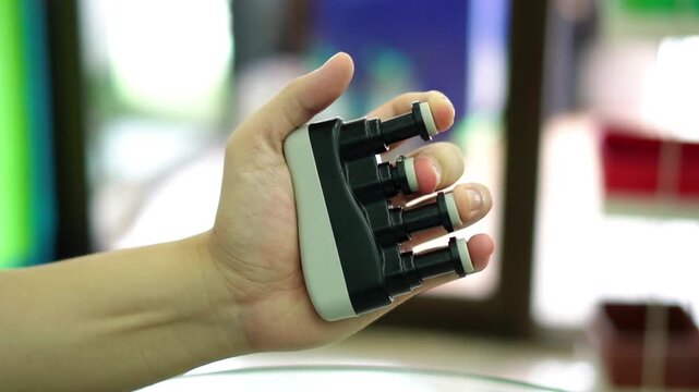 Slow Motion Finger Dexterity Training Using Hand Exercise Device