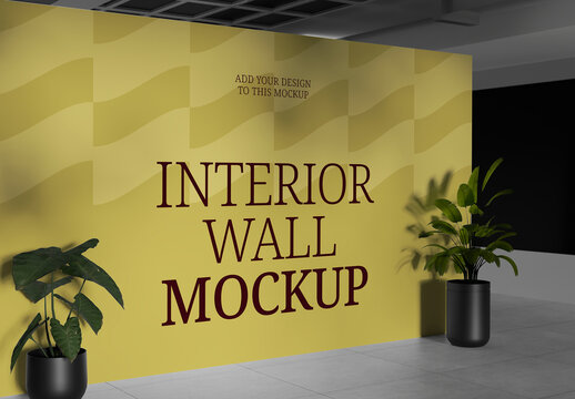 Wall Display Mockup