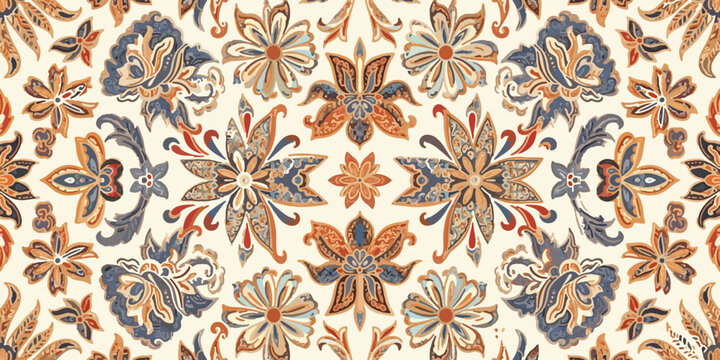 Decorative Indonesian Batik Background Vector Design