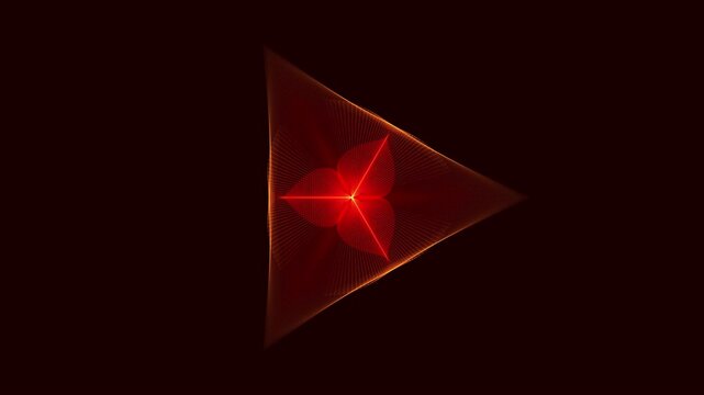 4K UHD seamless loop of a 2D isometric Cube unfolding into a Muladhara root chakra mandala. Hypnotic breathing motion for meditation apps, yoga projection, sound baths, & frequency healing overlays.