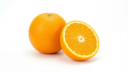 orange isolated on white background