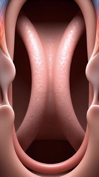 Detailed CGI Visualization of Human Vocal Cords in an Open Glottis During Sound Production for Medical Education and Scientific Presentations