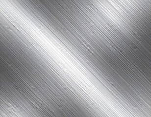 Obraz premium Brushed Metal Texture Background with Diagonal Lines