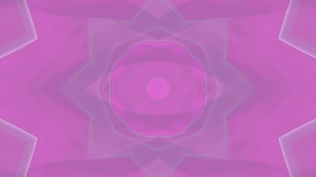 Abstract Pink Pattern Design with Symmetrical Shapes and Soft Lines