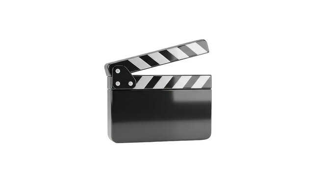 Clapperboard icon isolated on transparent background