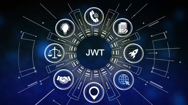 Business Strategy Marketing Concept with J W T Branding and Global Market Positioning communication product