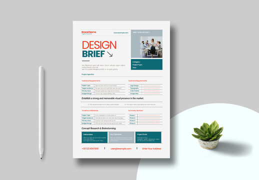 Design Brief Template Layout