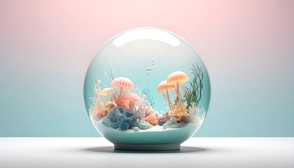 球体のアクアリウム