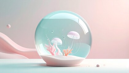 球体のアクアリウム