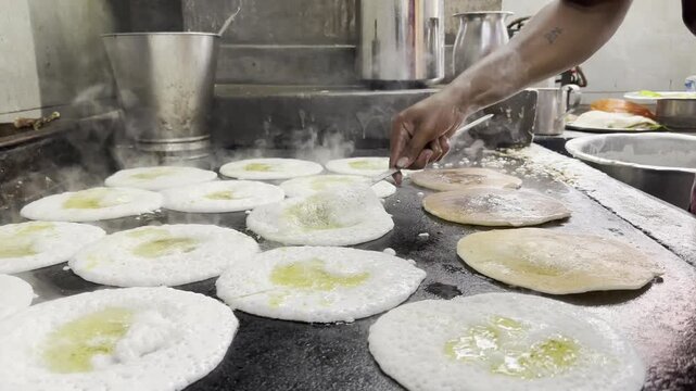 south Indian food, Masala Dosa, Mylari Hotel, Benne dose