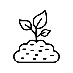 Seedling sprout icon