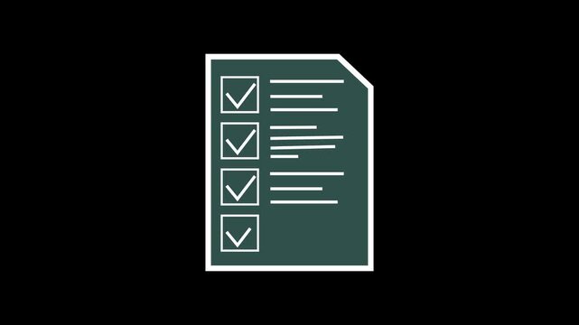 Document management concept, Businesswomen check electronic documents on digital documents on virtual screen Document Management System and process automation. Motion graphics of document concept.