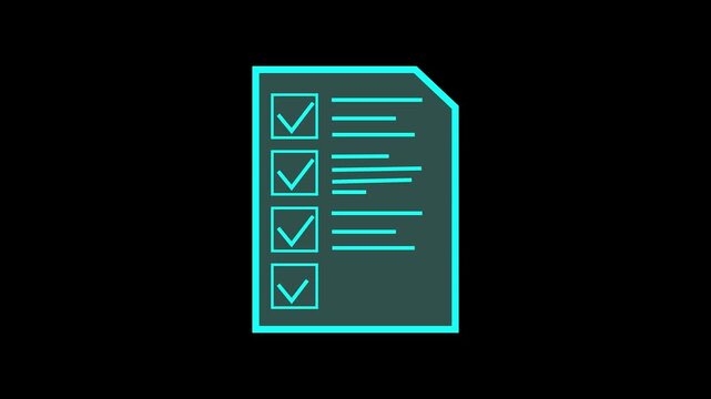 Document management concept, Businesswomen check electronic documents on digital documents on virtual screen Document Management System and process automation. Motion graphics of document concept.