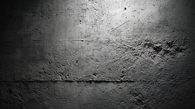 brutalist. Dark concrete wall with rough texture and grunge aesthetic in black and grey tones. real-estate listings.