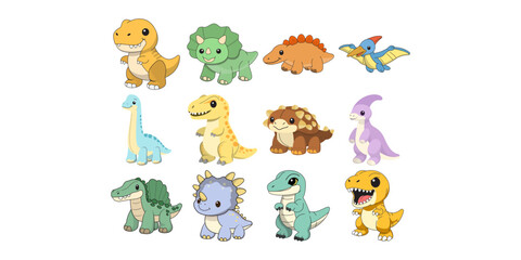 Illustration Dinosaur Plush Toy © Daffa
