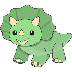 Illustration Dinosaur Plush Toy © Daffa