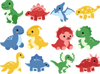 Illustration Dinosaur Plush Toy © Pradigta