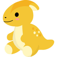 Illustration Dinosaur Plush Toy © Pradigta