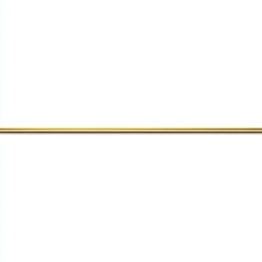 A thin, horizontal gold line divides the image against a stark white backdrop