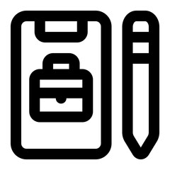 Obraz premium tablet icon for illustration