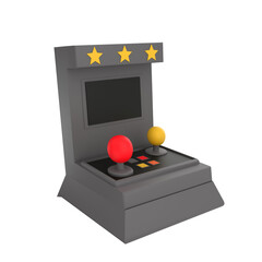 Arcade Machine 3D Illustration