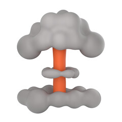 Explosion 3D Illustration