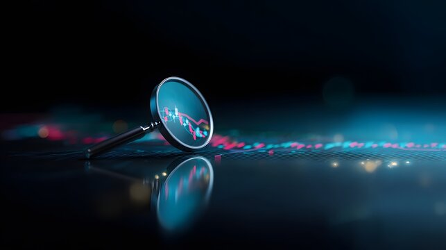 Unveiling financial insights a glowing chart reveals hidden opportunities and data driven discovery