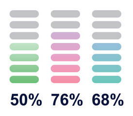 Obraz premium Growing graph, business chart icons. Growing graph Icon set. Diagram icon growing up symbols. Business chart with arrow. 