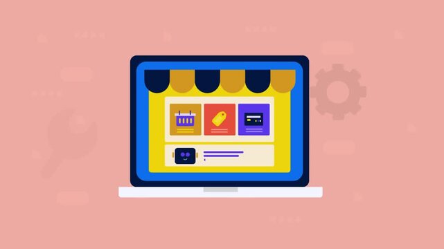 Ecommerce AI solution, robotic chat support for customers, personalized product suggestion, price comparison and secure payment processing, delivery confirmation.