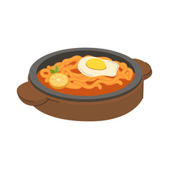 Korean Food Illustration