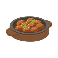 Korean Food Illustration
