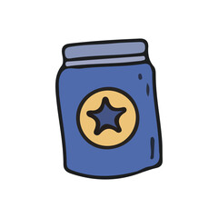 Doodle Jar with Star Icon