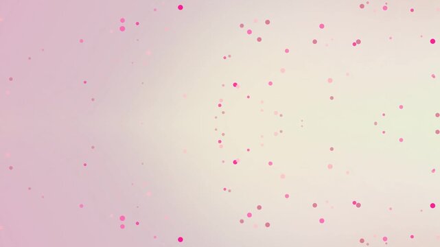 Soft Pink and Yellow Gradient with Floating Particles