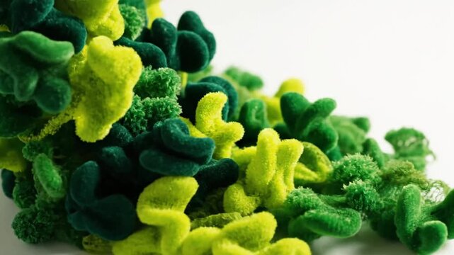 Close-up of a single green leaf with water droplets, macro shot, natural light